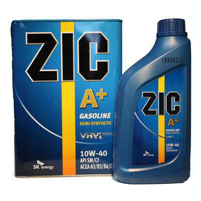 Моторное масло ZIC A+ 10W-40 1л